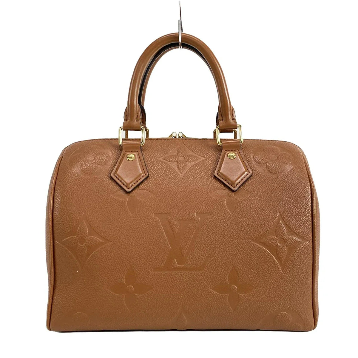 PRE-ORDER  Louis Vuitton  Empreinte Monogram Giant Speedy Bandouliere 25 Cognac RFID