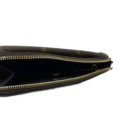 $675 Louis Vuitton  Monogram Recto Verso Card Holder Black RFID