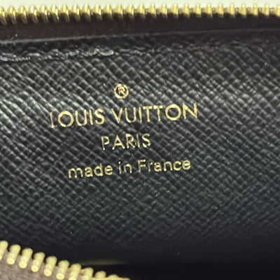 $675 Louis Vuitton  Monogram Recto Verso Card Holder Black RFID