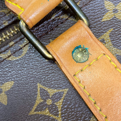 $2440 1988 LOUIS VUITTON Keepall Bandouliere 55 Monogram Boston Bag M41414 VI881