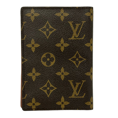 $400 1997 LOUIS VUITTON Couverture Passport Monogram Accessory Case M60180 MI0937