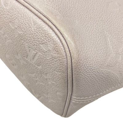 $3050 Louis Vuitton Neverfull MM Empreinte Grey Brume RFID with Pouch 10021314