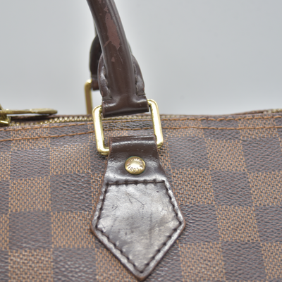 $2040 2012 Louis Vuitton Bandouliere Speedy 30 Damier Ebene SP2182