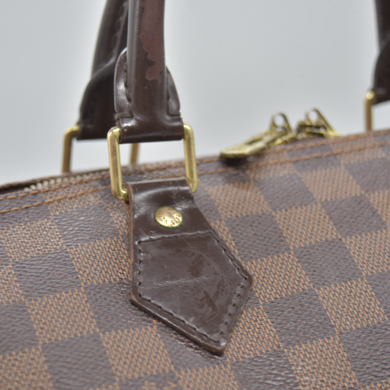 $2040 2012 Louis Vuitton Bandouliere Speedy 30 Damier Ebene SP2182