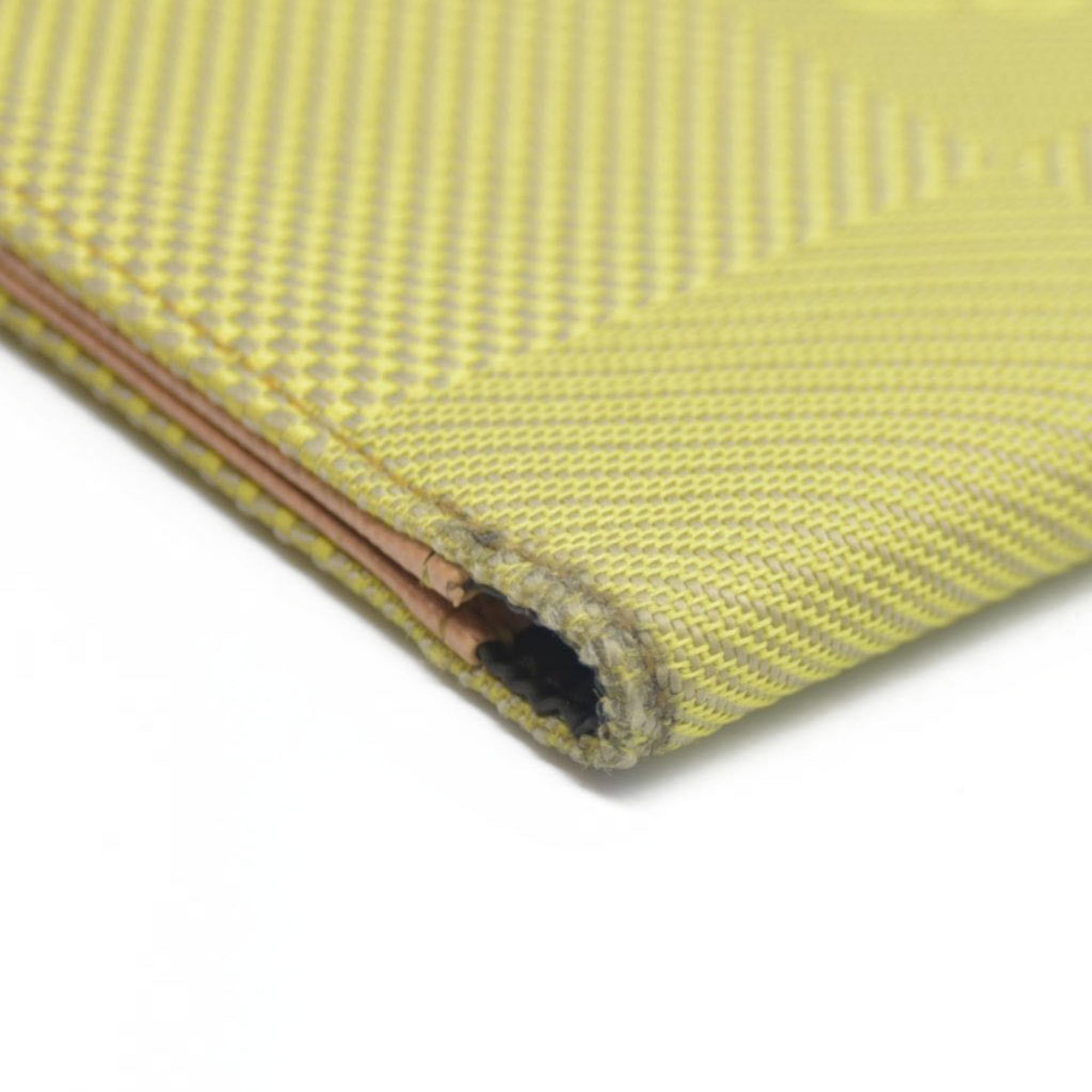 $510 Louis Vuitton  Damier Geant Americas Cup Card Holder Wallet Yellow