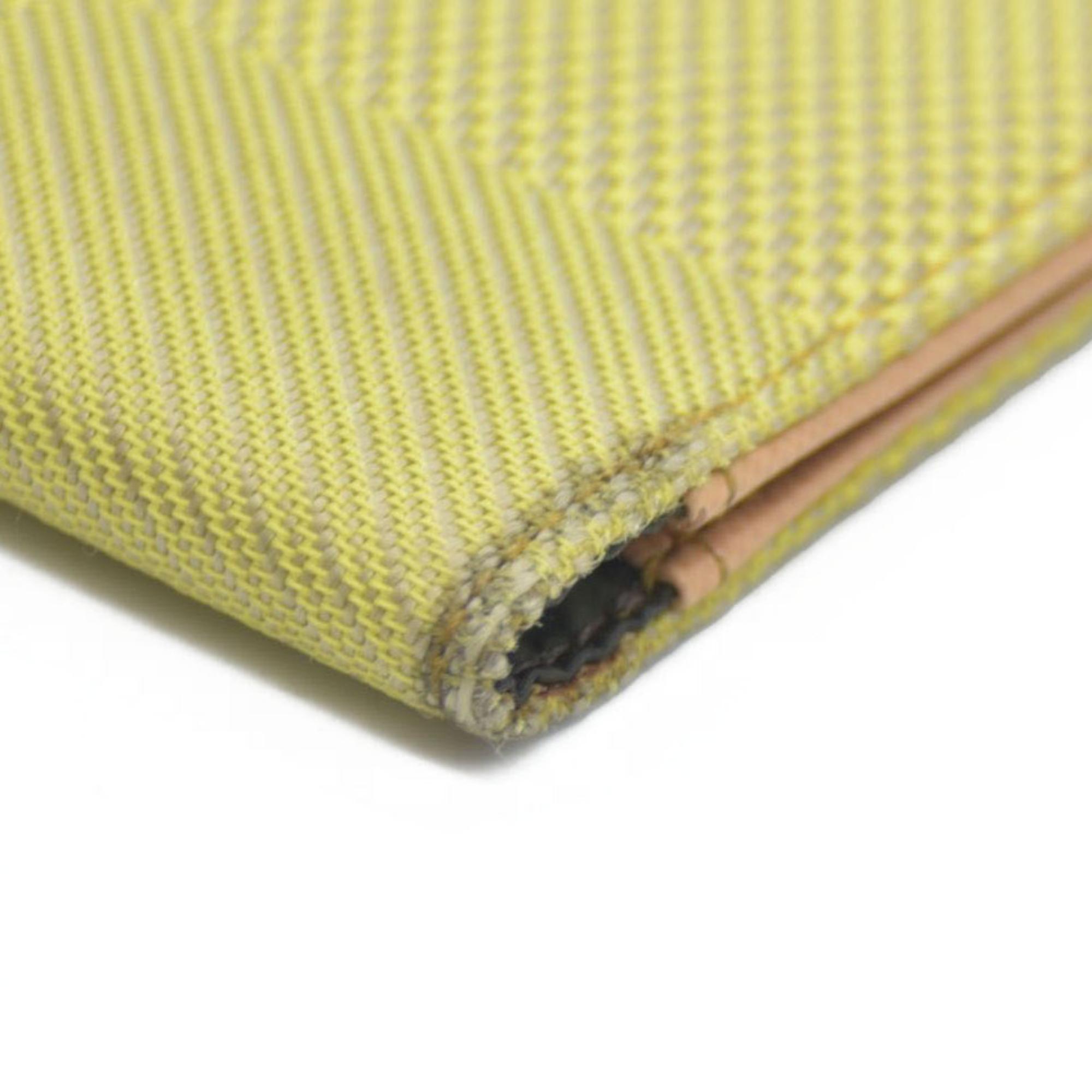 $510 Louis Vuitton  Damier Geant Americas Cup Card Holder Wallet Yellow