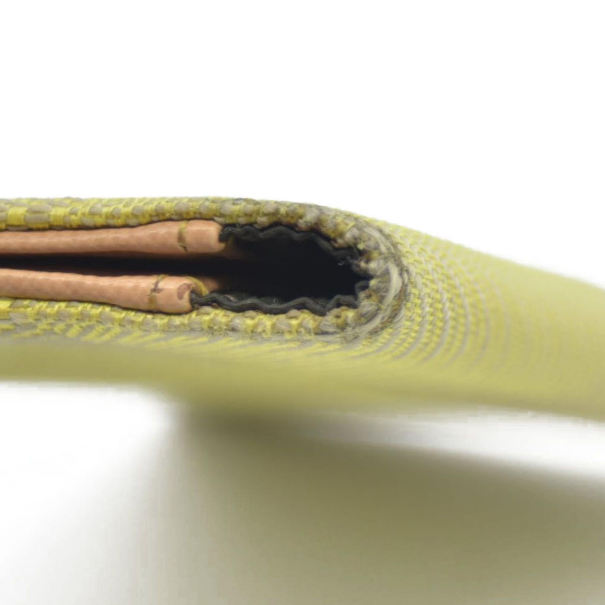 $510 Louis Vuitton  Damier Geant Americas Cup Card Holder Wallet Yellow