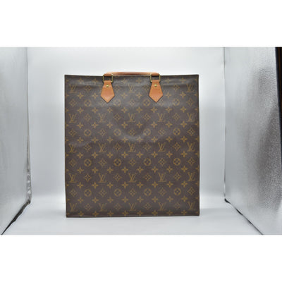$1340 Louis Vuitton LV Hand Bag Sac Plat Brown Monogram