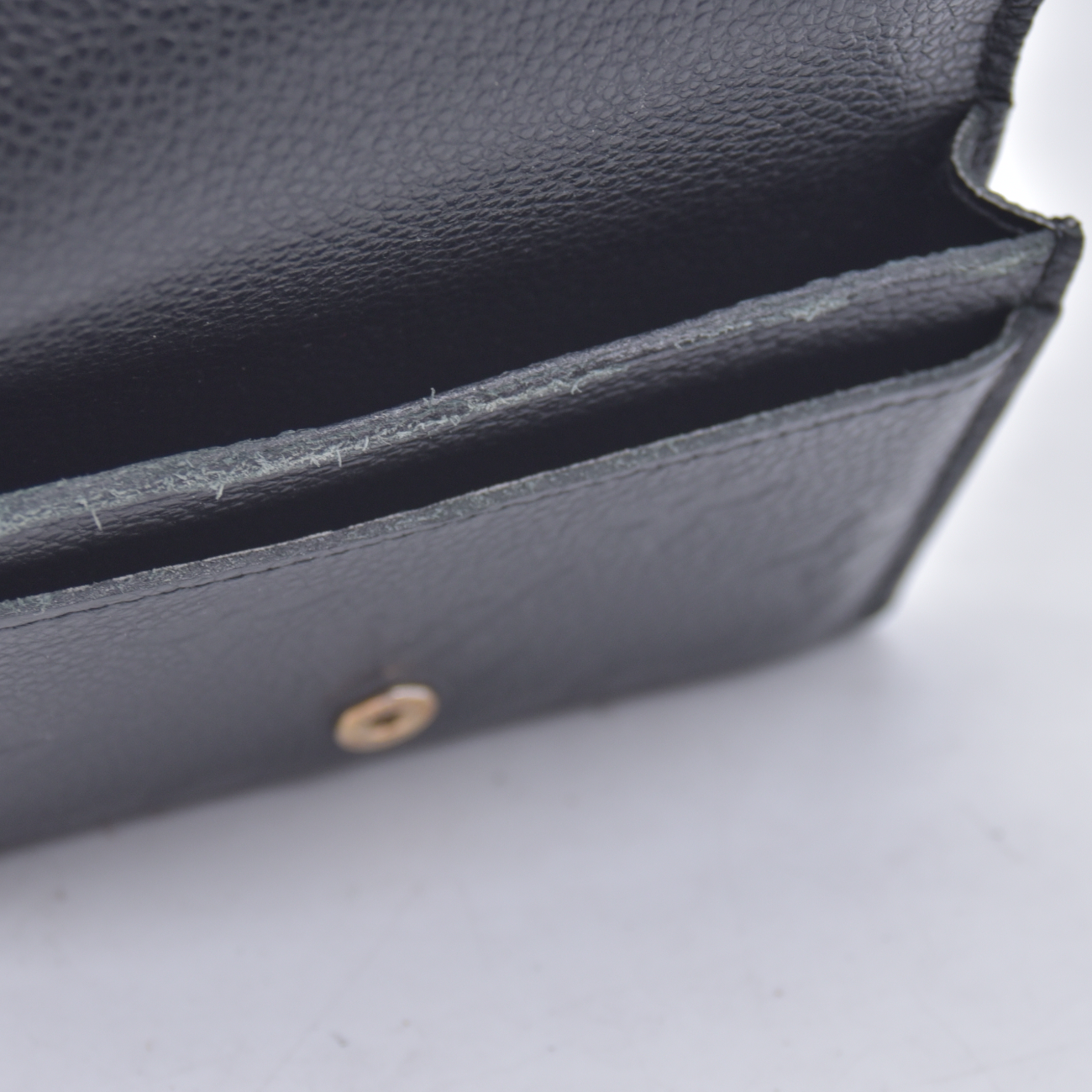 $480 2016 Louis Vuitton Empreinte Business Card Holder Black CA1196
