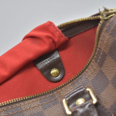$2040 2012 Louis Vuitton Bandouliere Speedy 30 Damier Ebene SP2182
