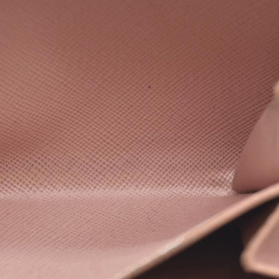 PRADA Logo Saffiano Leather Bifold Wallet Purse Pink