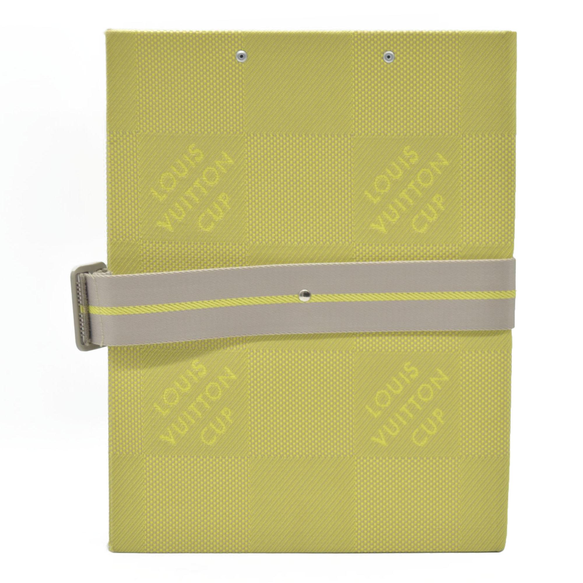 $885 Louis Vuitton Damier Geant Clipboard Yellow