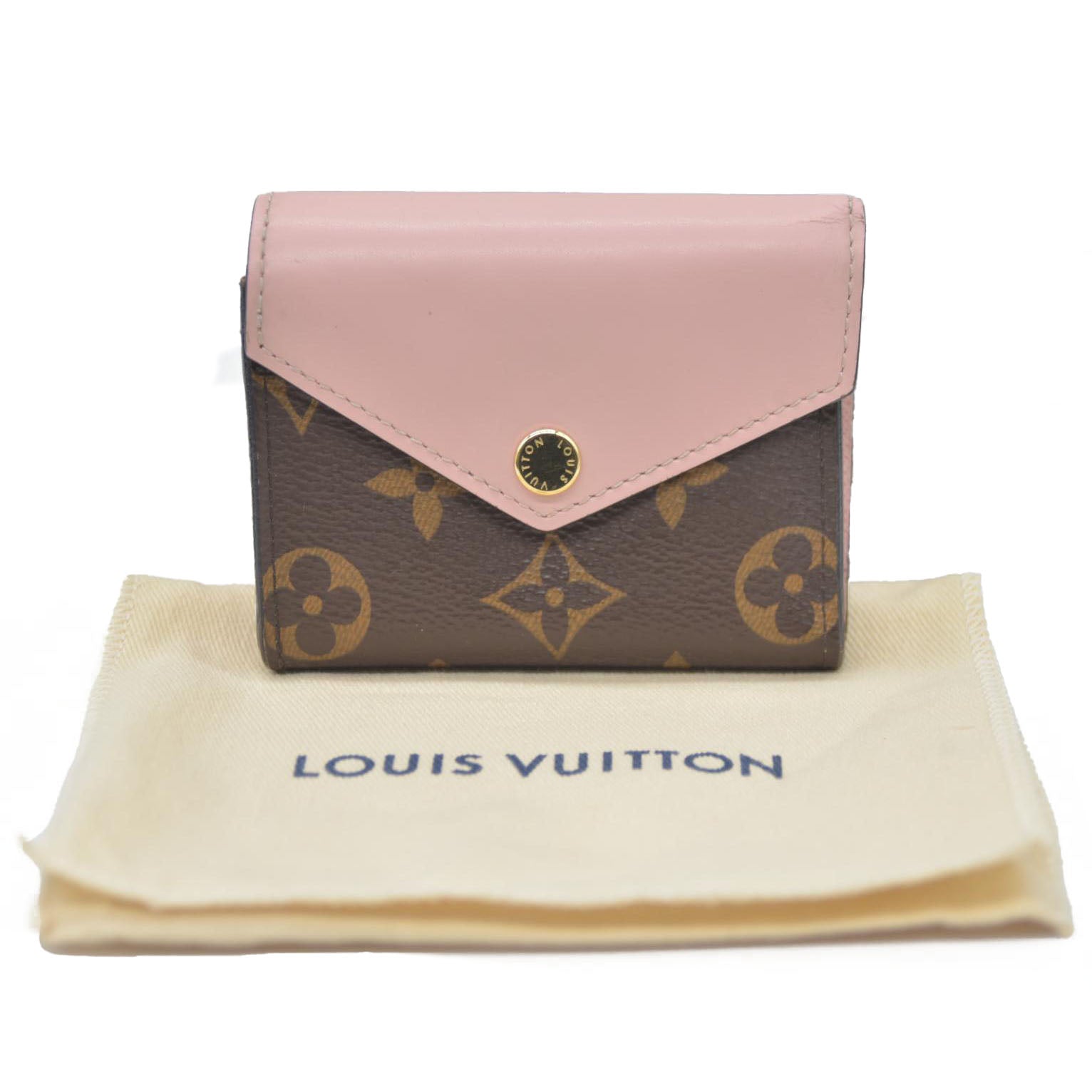 Louis Vuitton Monogram Portefeuille Zoe Mini Trifold Wallet TS4708