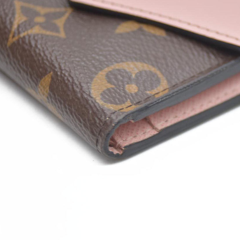 Louis Vuitton Monogram Portefeuille Zoe Mini Trifold Wallet TS4708