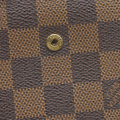 $675 Louis Vuitton Damier Porte Monnaie Billets Viennois Bifold Wallet MI1926