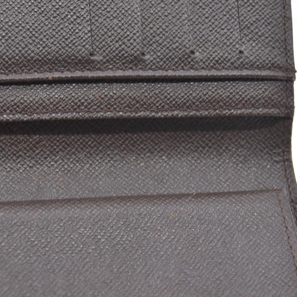 $675 Louis Vuitton Damier Porte Monnaie Billets Viennois Bifold Wallet MI1926