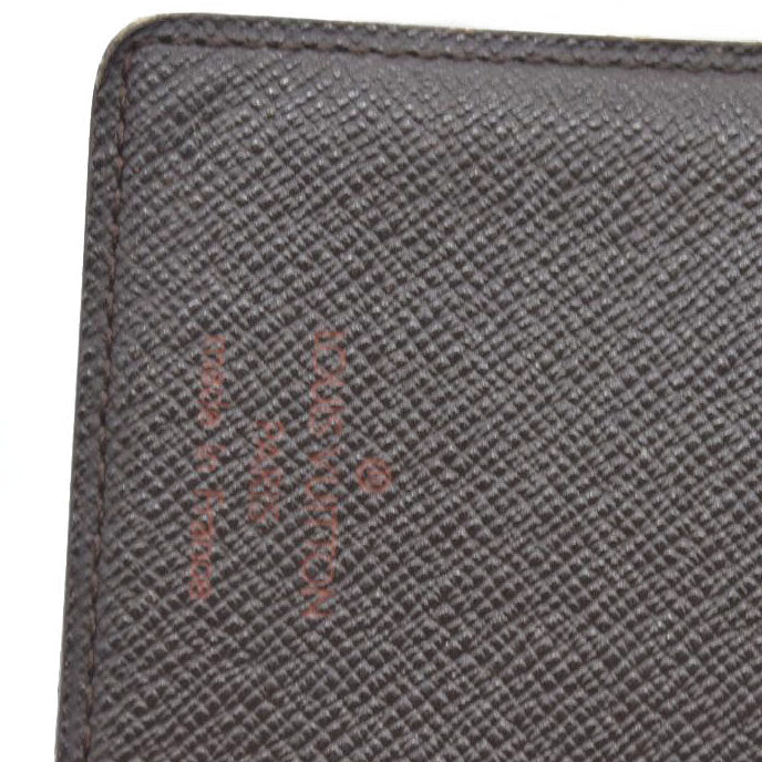 $675 Louis Vuitton Damier Porte Monnaie Billets Viennois Bifold Wallet MI1926