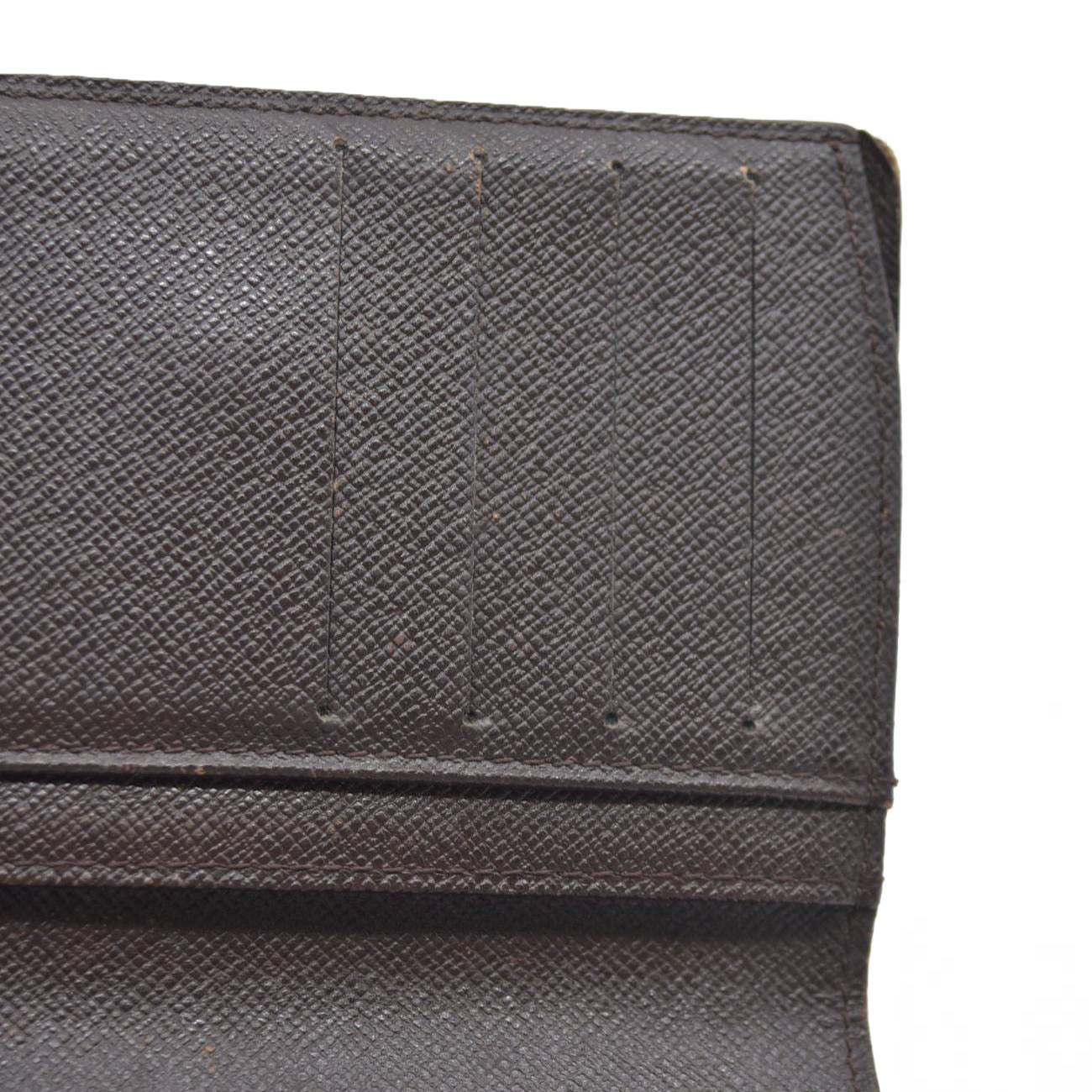 $675 Louis Vuitton Damier Porte Monnaie Billets Viennois Bifold Wallet MI1926