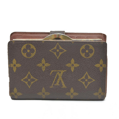 $675  Louis Vuitton Monogram Porte Monnaie Billets Viennois Bifold Wallet TH0041