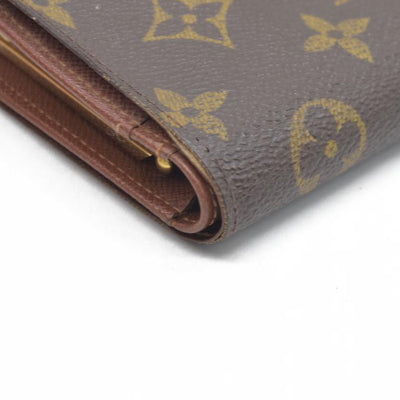$675  Louis Vuitton Monogram Porte Monnaie Billets Viennois Bifold Wallet TH0041