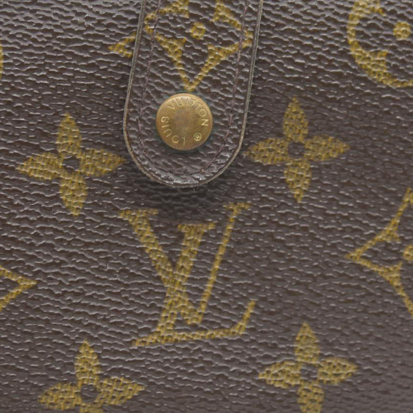 $675  Louis Vuitton Monogram Porte Monnaie Billets Viennois Bifold Wallet TH0041