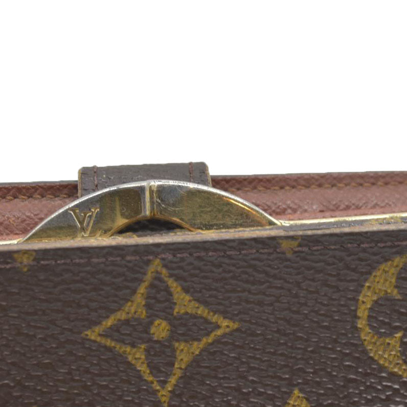 $675  Louis Vuitton Monogram Porte Monnaie Billets Viennois Bifold Wallet TH0041