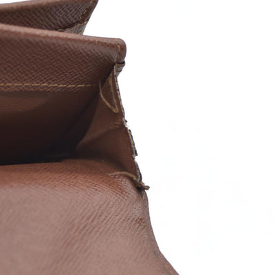 Louis Vuitton $430 Monogram Porte Monnaie Plat Coin Purse Wallet MI1027