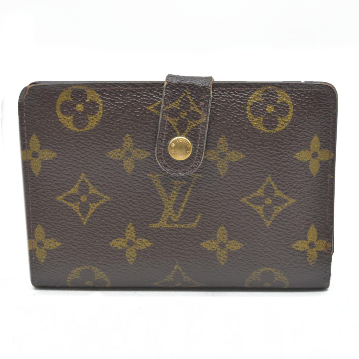 $675 Louis Vuitton Monogram Porte Monnaie Billets Viennois Bifold Wallet SD0054