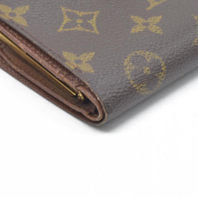 $675 Louis Vuitton Monogram Porte Monnaie Billets Viennois Bifold Wallet SD0054