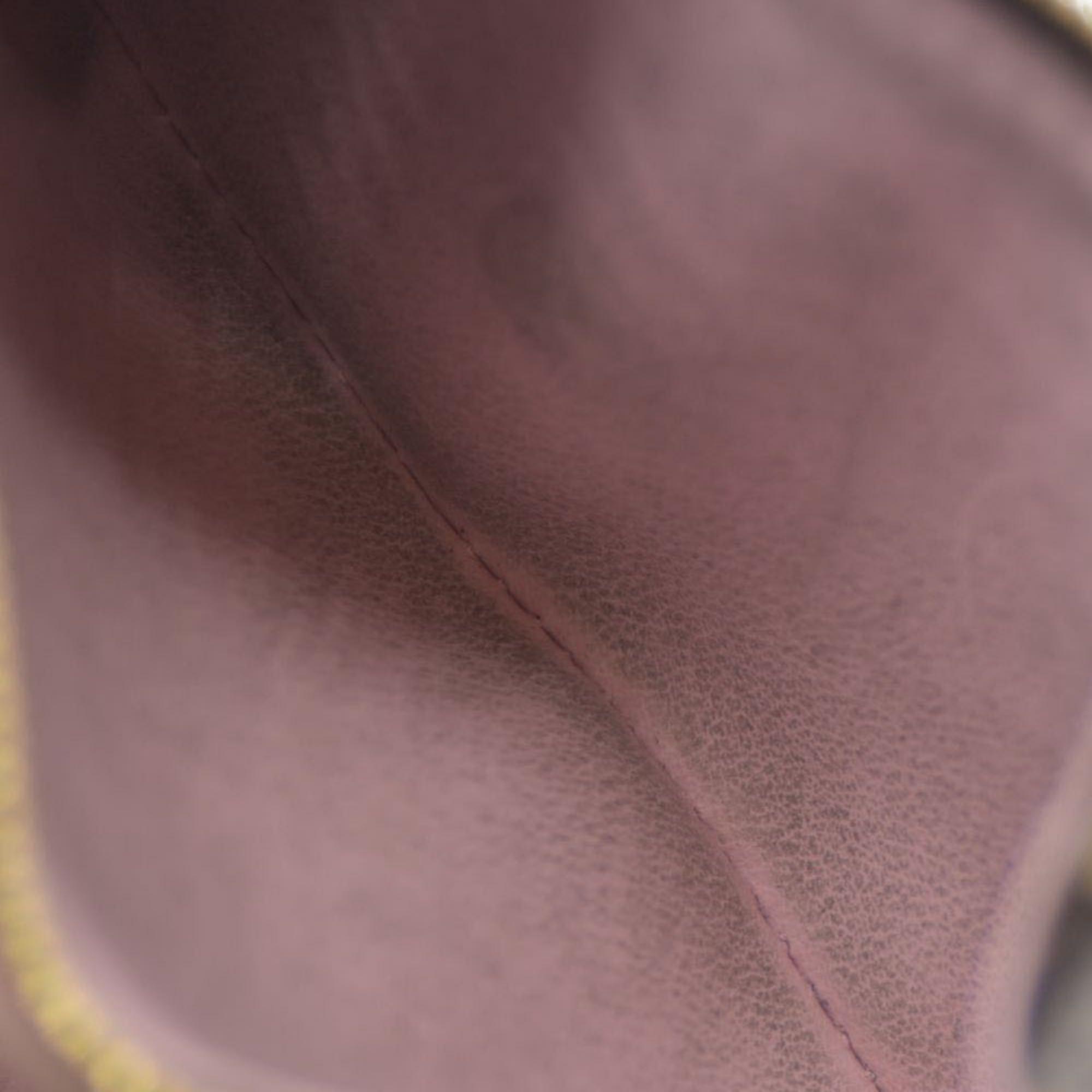 $605 Louis Vuitton Damier Ebene Victorine Wallet Rose Ballerine