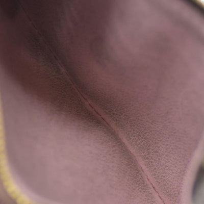 $605 Louis Vuitton Damier Ebene Victorine Wallet Rose Ballerine