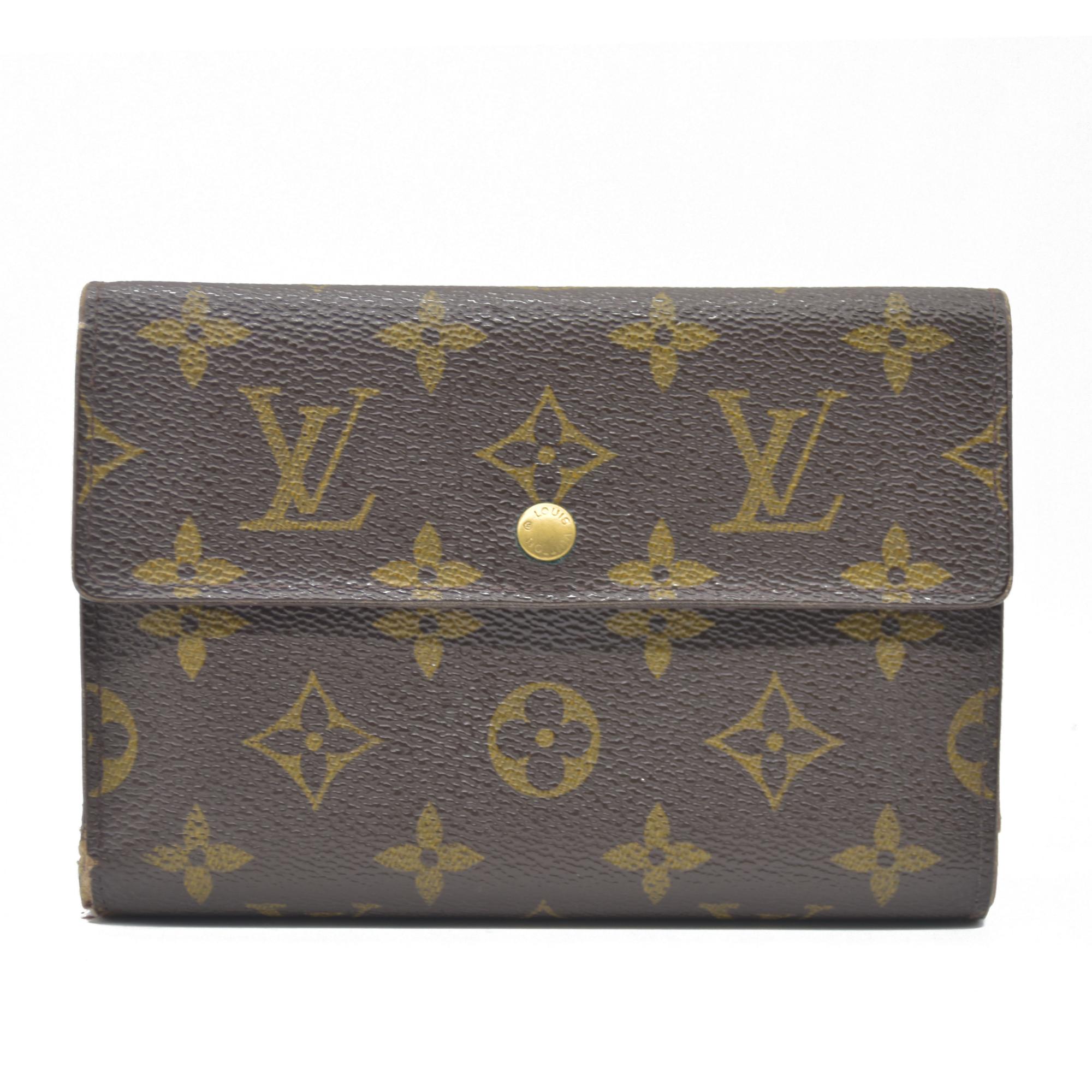 $610 LOUIS VUITTON Monogram Alexandra Trifold Wallet SP0090