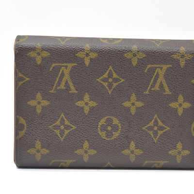 $610 LOUIS VUITTON Monogram Alexandra Trifold Wallet SP0090