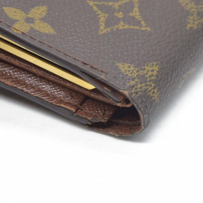 $675 Louis Vuitton Monogram Porte Monnaie Billets Viennois Bifold Wallet SD0054