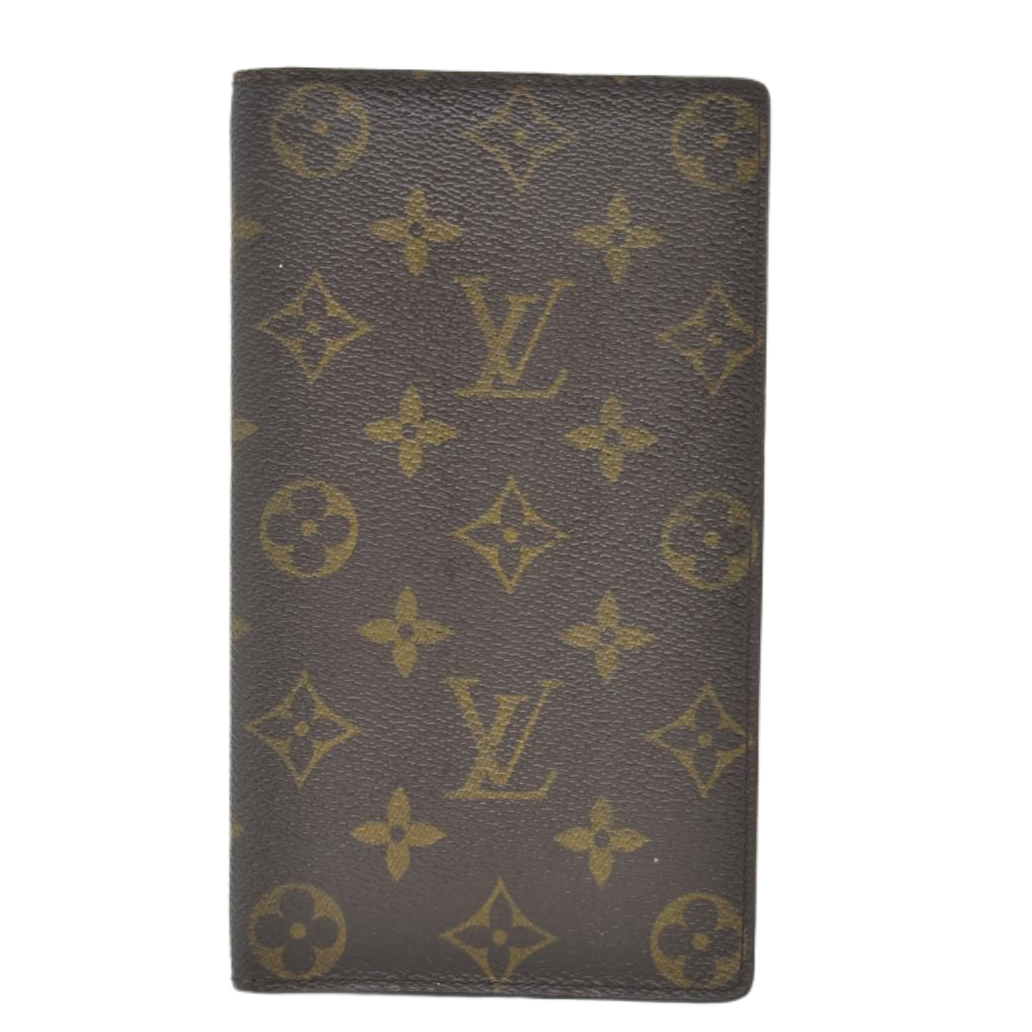 $450 2001 Louis Vuitton Monogram Checkbook Holder Case Wallet CA0041 CONSIGNMENT