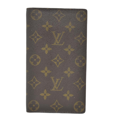 $450 2001 Louis Vuitton Monogram Checkbook Holder Case Wallet CA0041 CONSIGNMENT