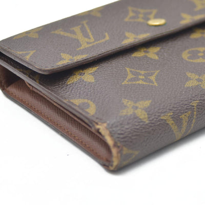 $610 LOUIS VUITTON Monogram Alexandra Trifold Wallet SP0090