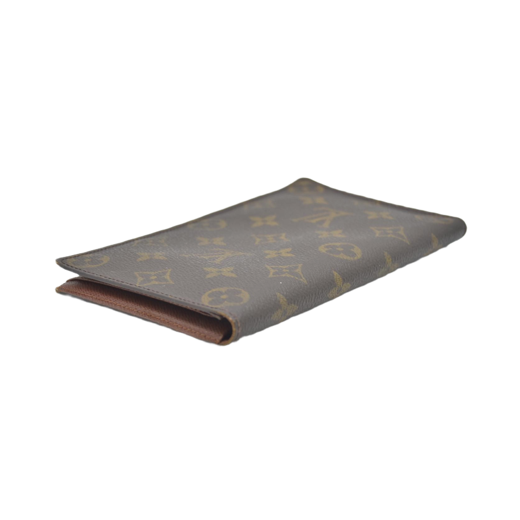 $450 2001 Louis Vuitton Monogram Checkbook Holder Case Wallet CA0041 CONSIGNMENT