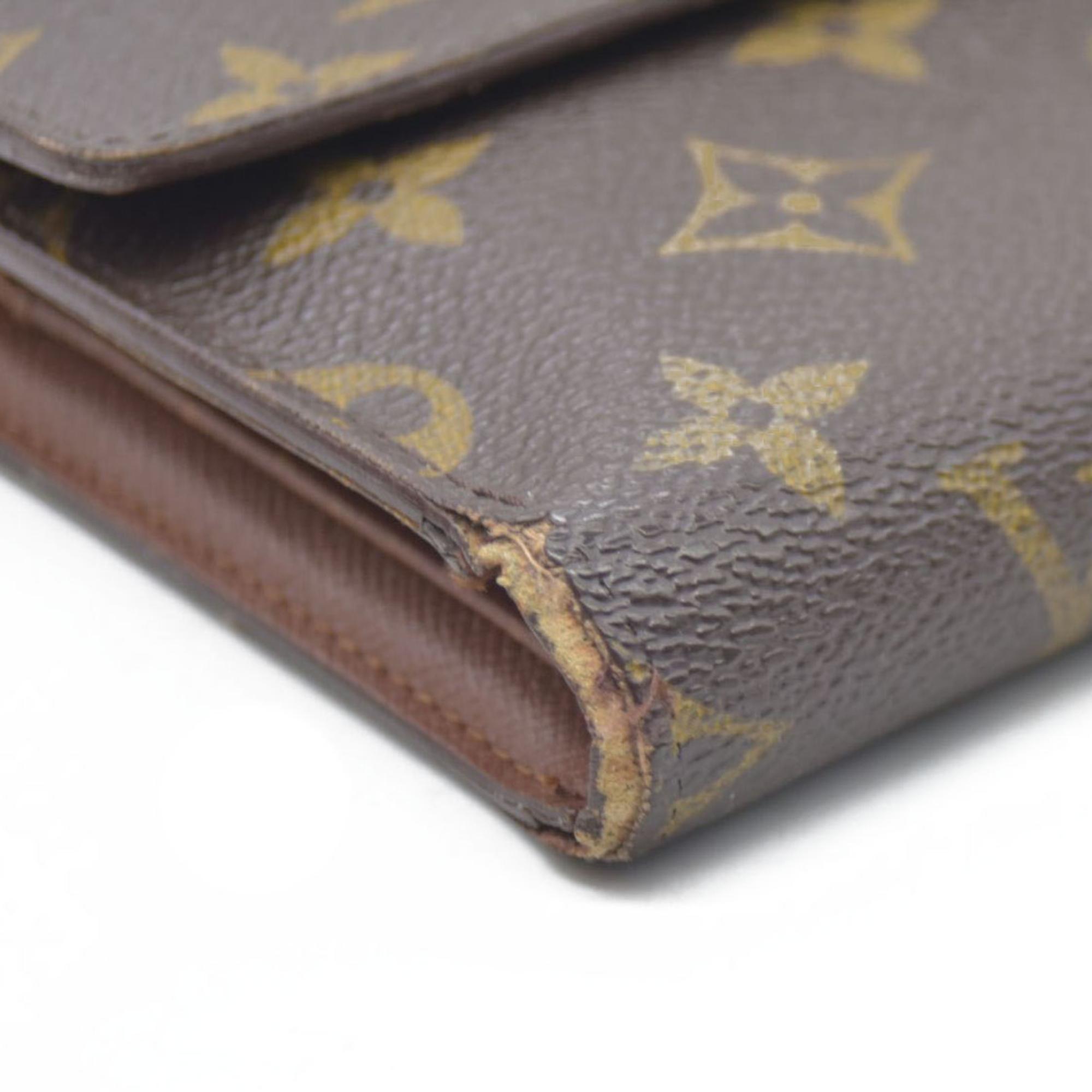 $610 LOUIS VUITTON Monogram Alexandra Trifold Wallet SP0090