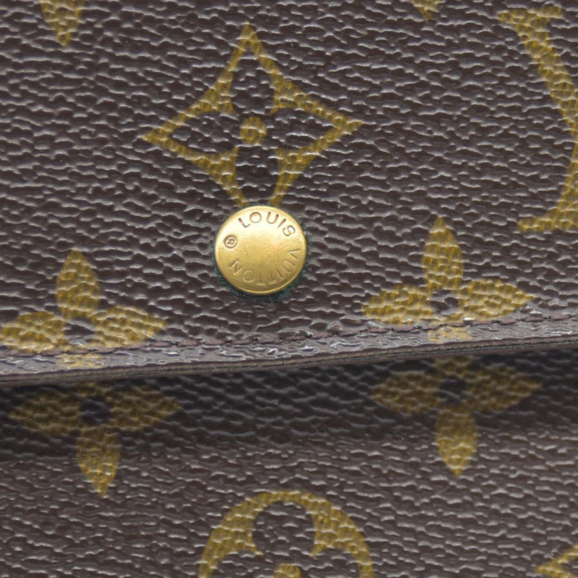 $610 LOUIS VUITTON Monogram Alexandra Trifold Wallet SP0090