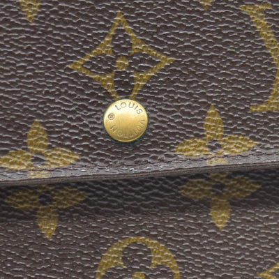 $610 LOUIS VUITTON Monogram Alexandra Trifold Wallet SP0090