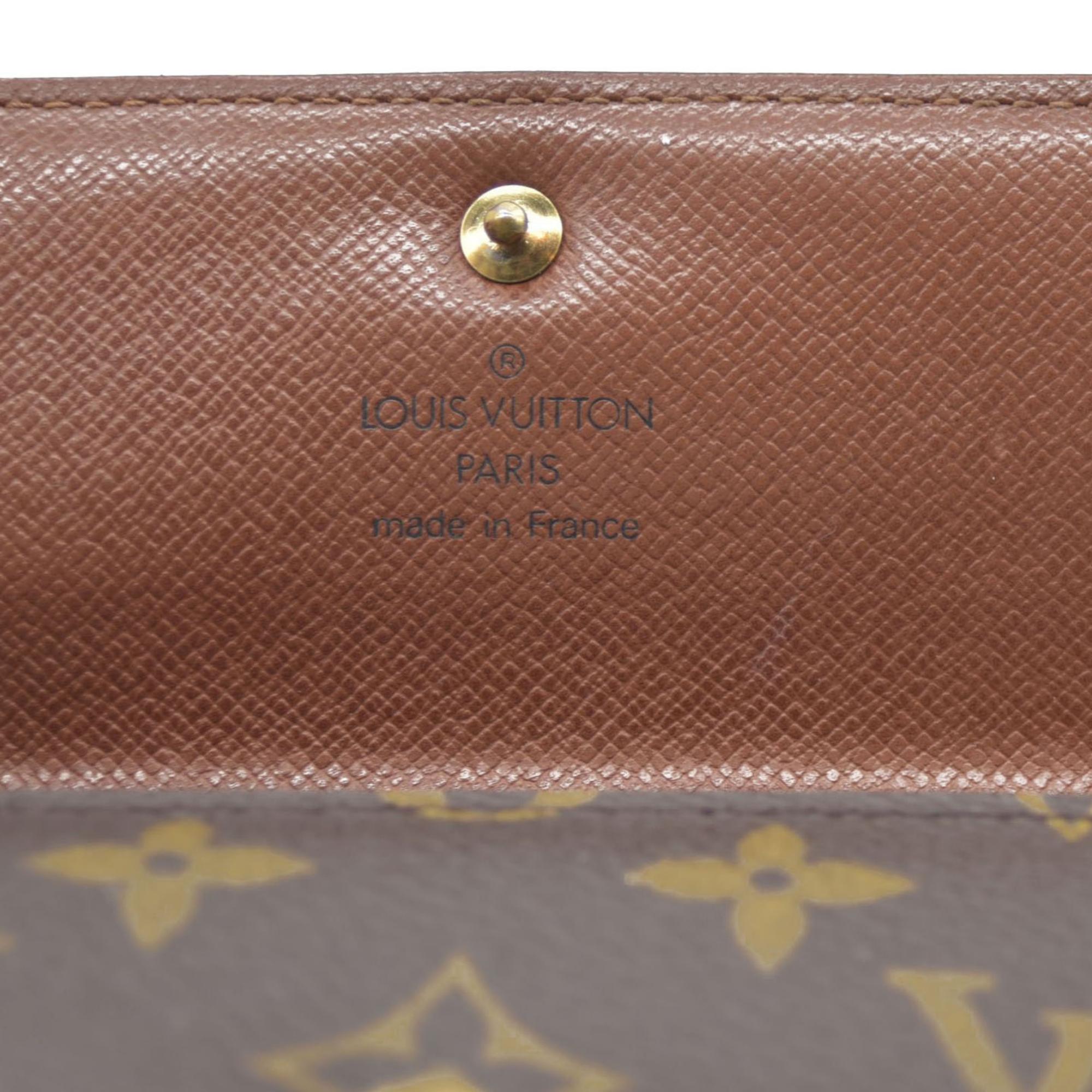 $610 LOUIS VUITTON Monogram Alexandra Trifold Wallet SP0090