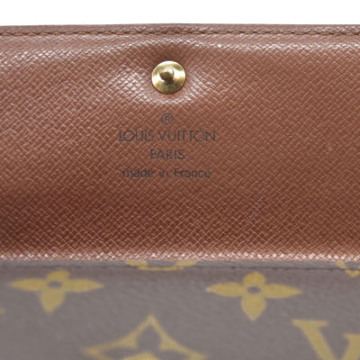 $610 LOUIS VUITTON Monogram Alexandra Trifold Wallet SP0090