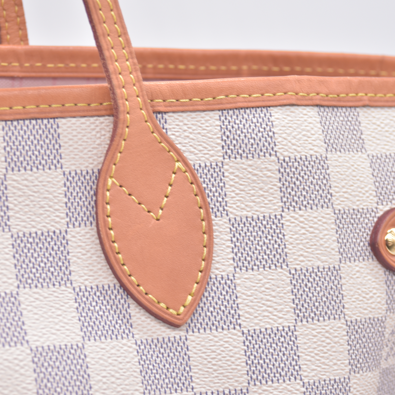 $2240 2019 Louis Vuitton Damier Azur Neo Neverfull MM Rose Ballerine FL0169