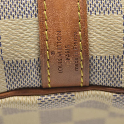 $1980 Louis Vuitton Damier Azur Speedy Bandouliere 30 SP2174