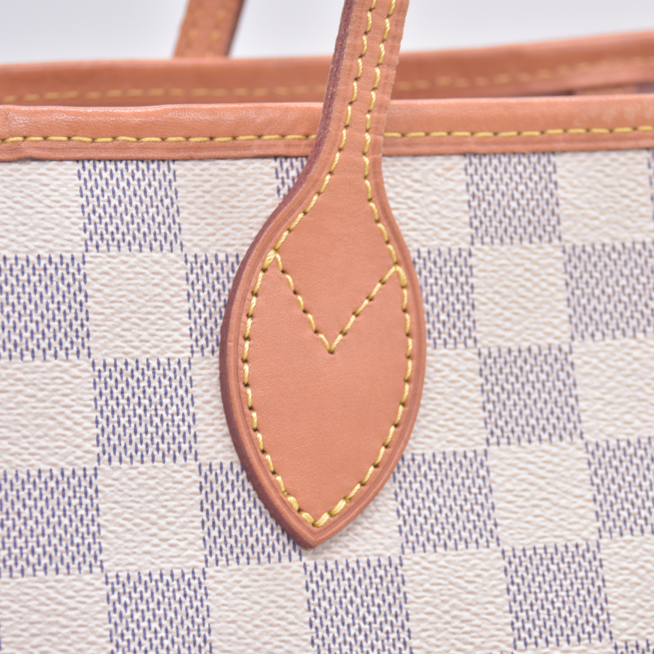 $2240 2019 Louis Vuitton Damier Azur Neo Neverfull MM Rose Ballerine FL0169