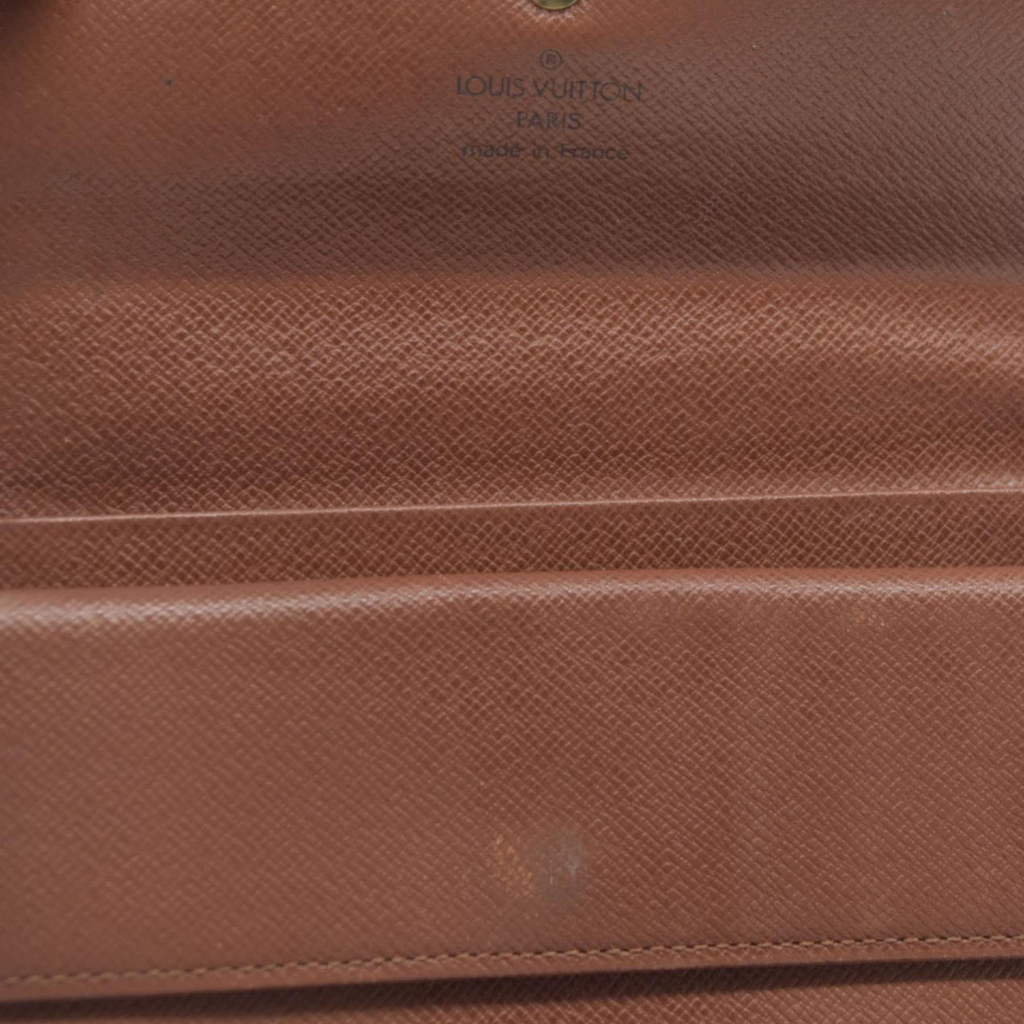 $610 LOUIS VUITTON Monogram Alexandra Trifold Wallet SP0090