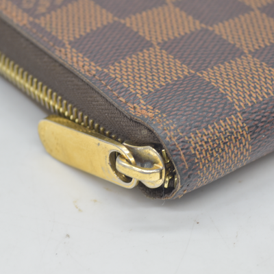 $915 2012 Louis Vuitton Damier Ebene Zippy Wallet CA2162