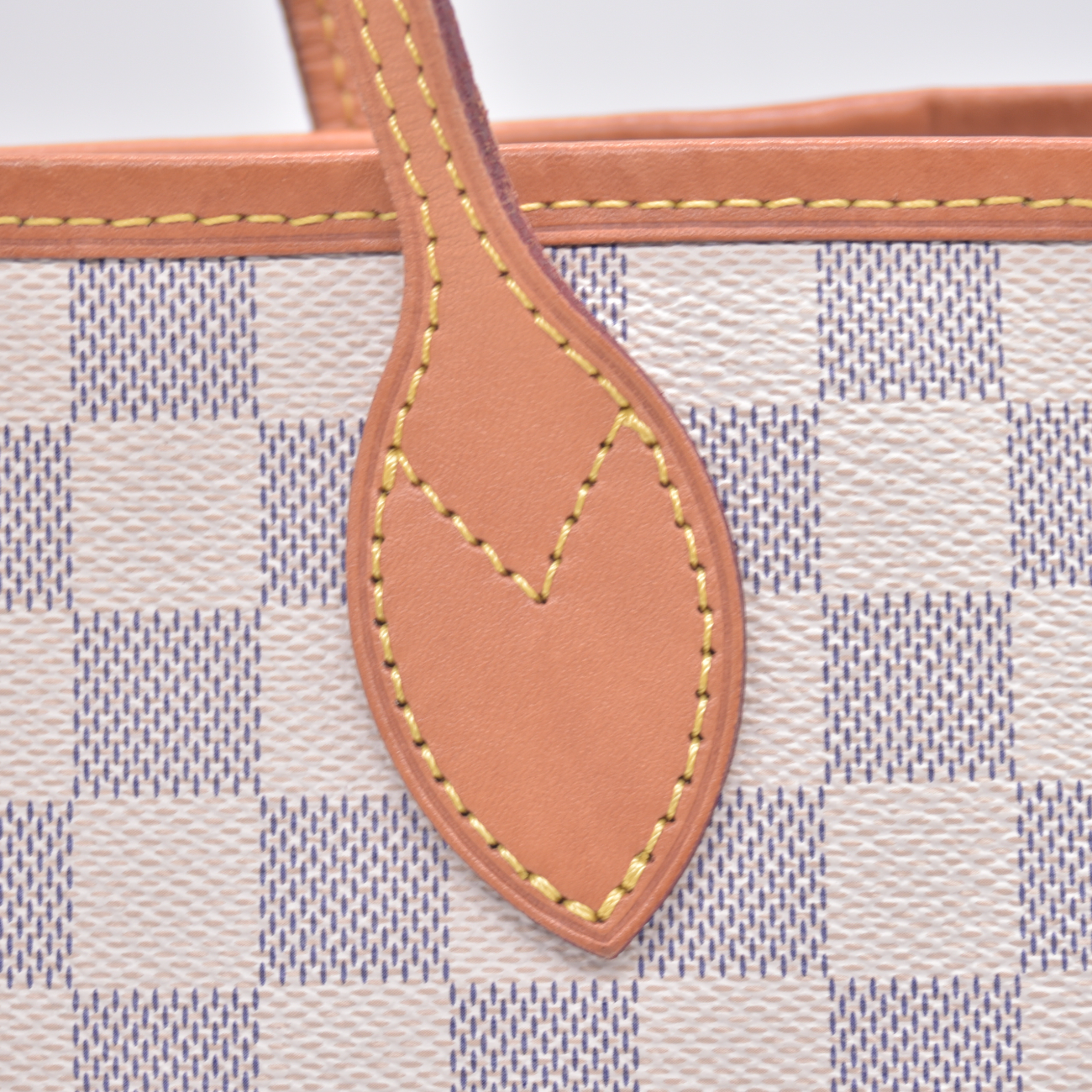 $2240 2019 Louis Vuitton Damier Azur Neo Neverfull MM Rose Ballerine FL0169