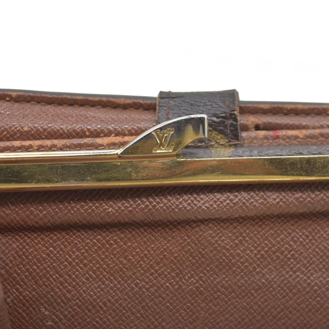 $675 Louis Vuitton Monogram Porte Monnaie Billets Viennois Bifold Wallet SD0054